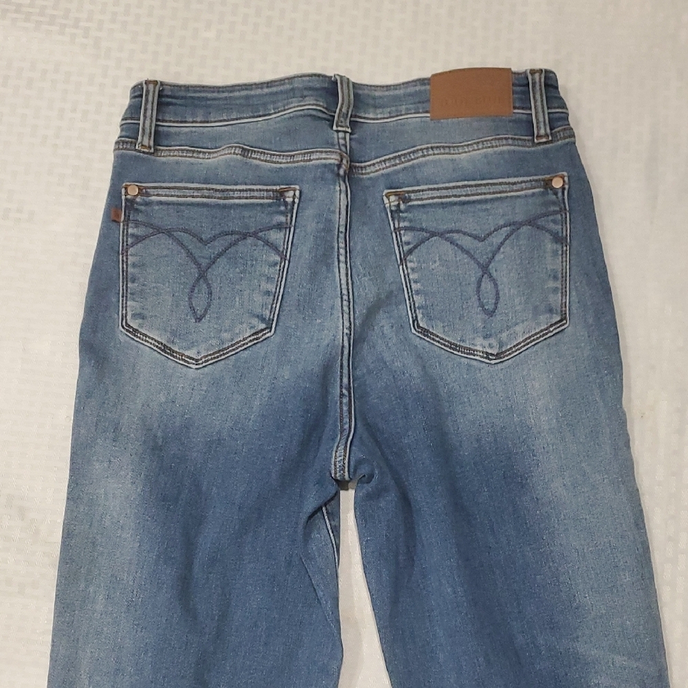 Judy Blue Straight Leg Jeans in Classic Blue - Picture 10 of 14
